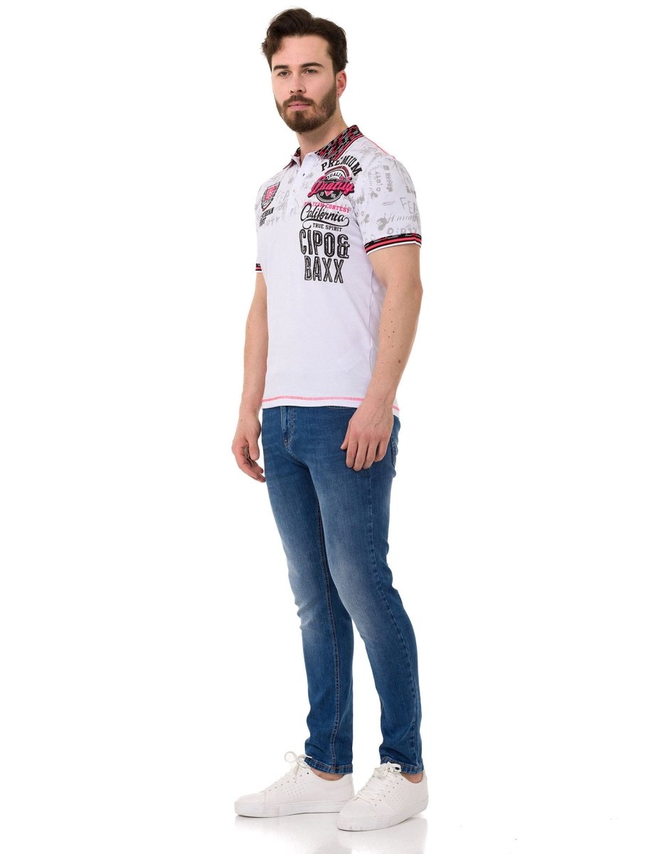 CT738 t-shirt męski polo