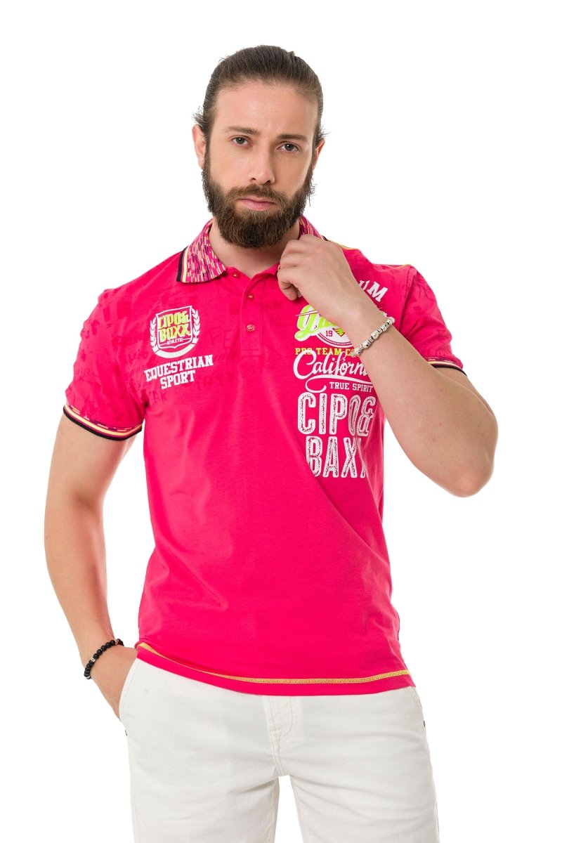 CT738 t-shirt męski polo