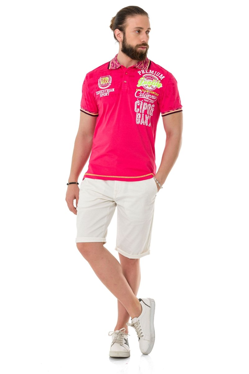 CT738 t-shirt męski polo