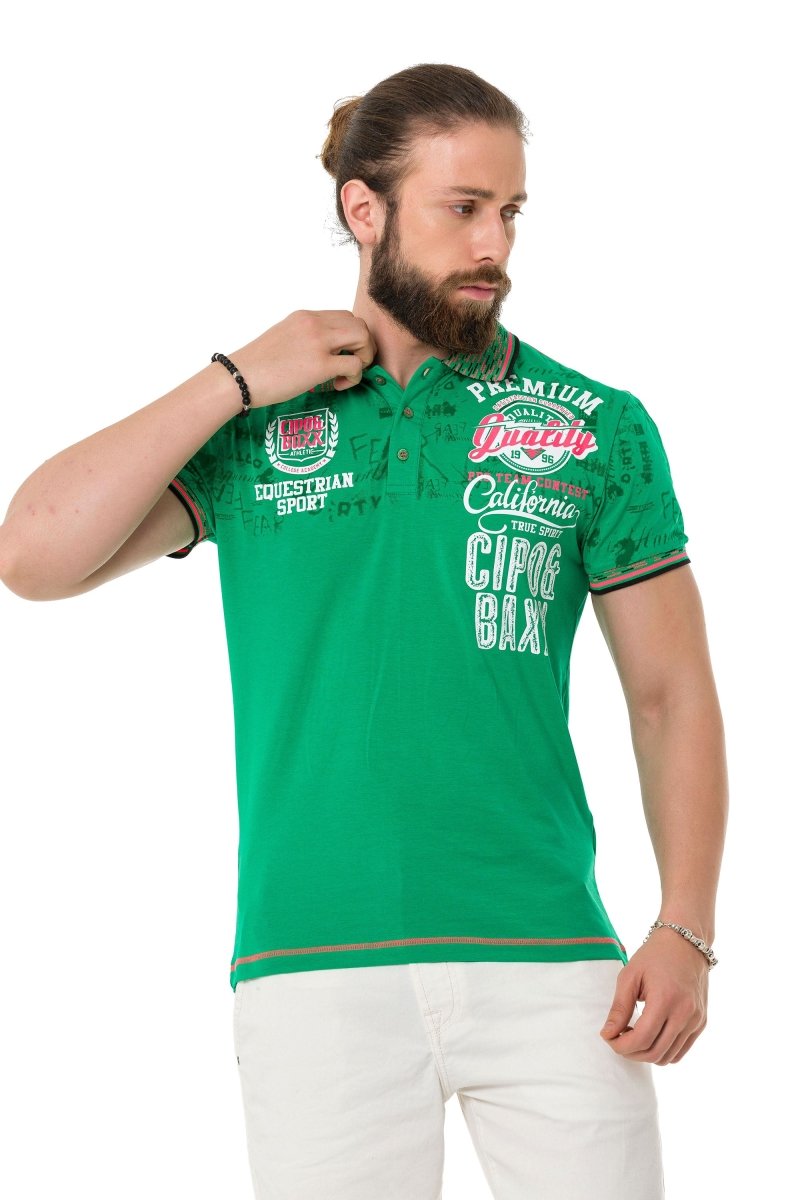 CT738 t-shirt męski polo