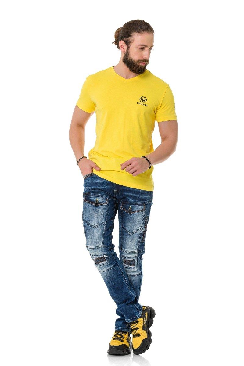 CT740 t-shirt męski z logo marki