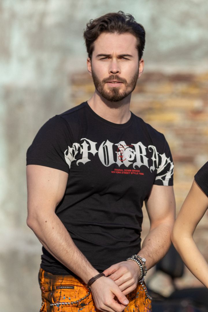 CT768 t-shirt męski z nadrukiem