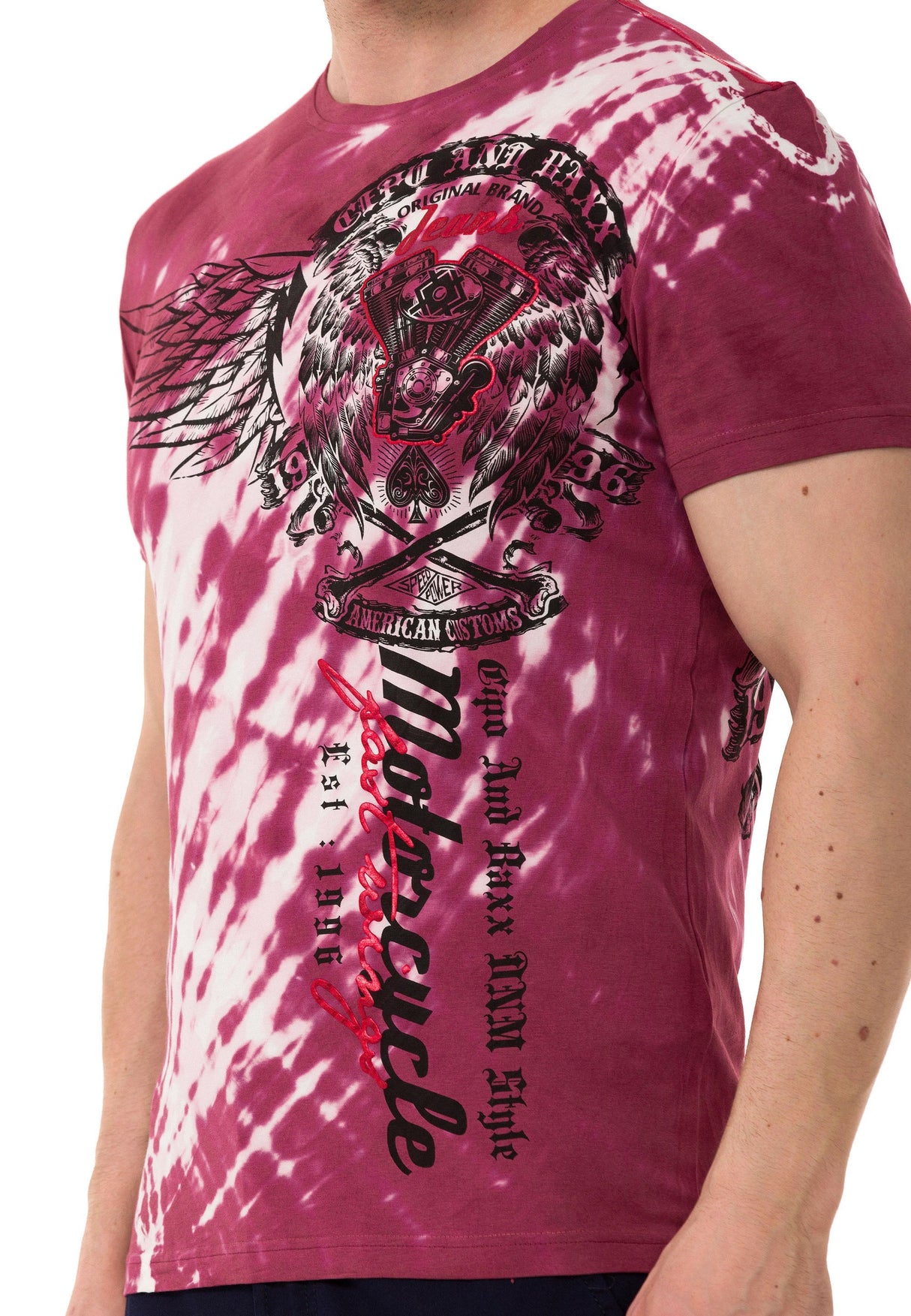 CT769 t-shirt męski z nadrukiem