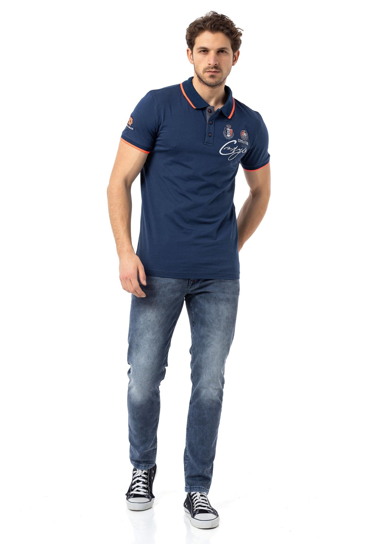 CT778 t-shirt męski polo