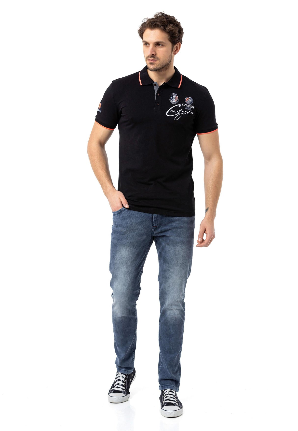CT778 t-shirt męski polo