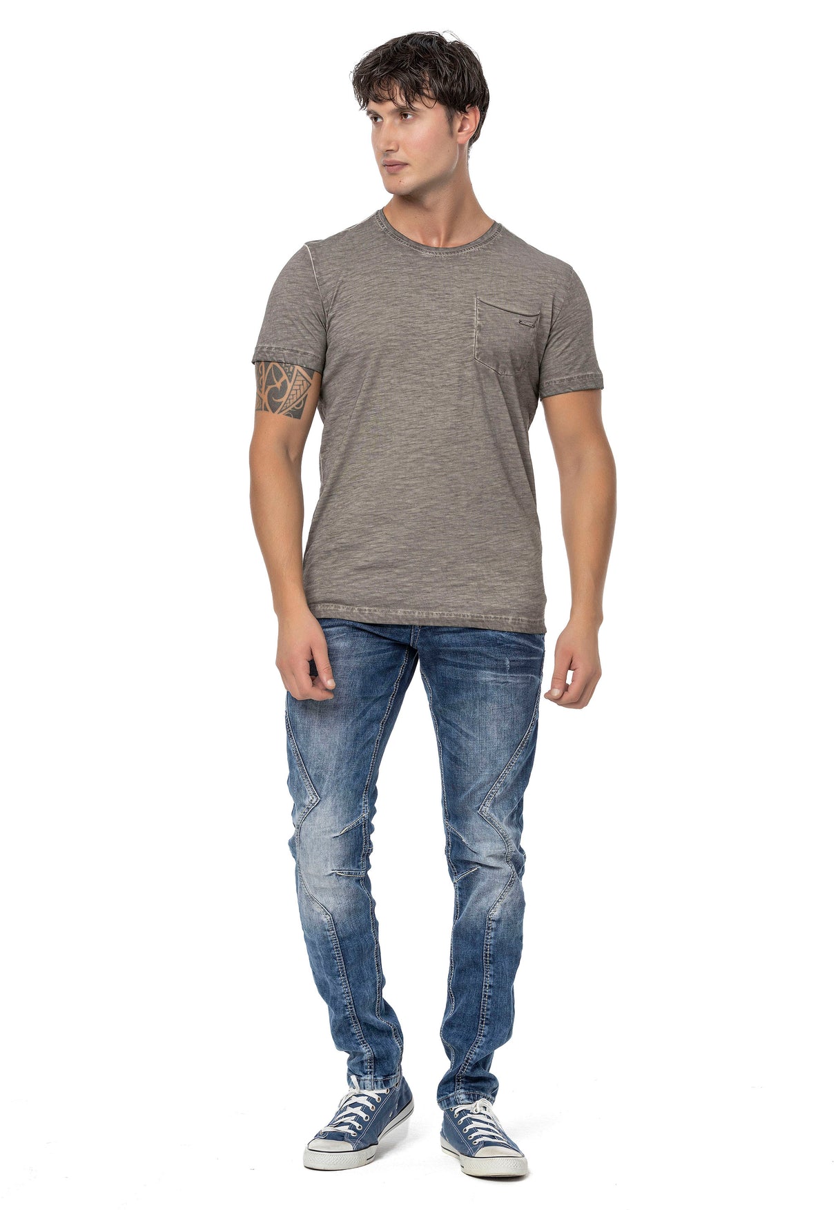 CT784 T-shirt męski w sportowym stylu