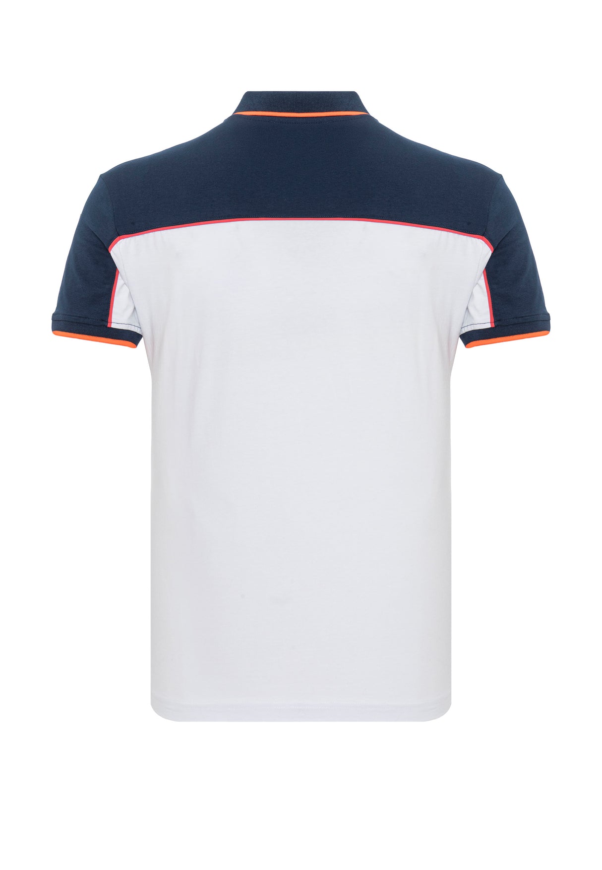 CT803-t-shirt męski polo z nadrukiem i aplikacją