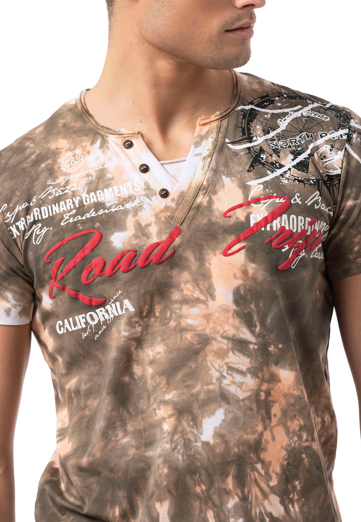 CT804 t-shirt męski z nadrukiem