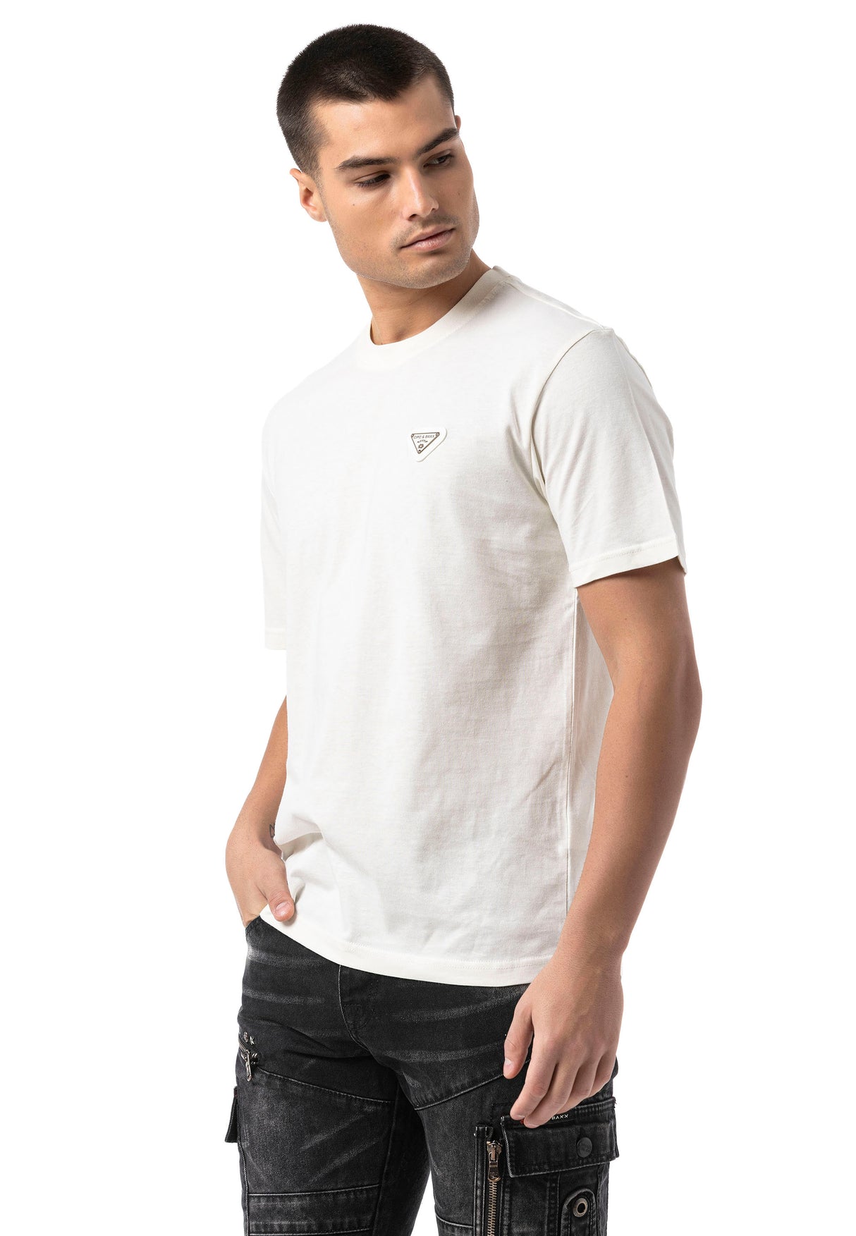 CT823 t-shirt męski z nadrukiem