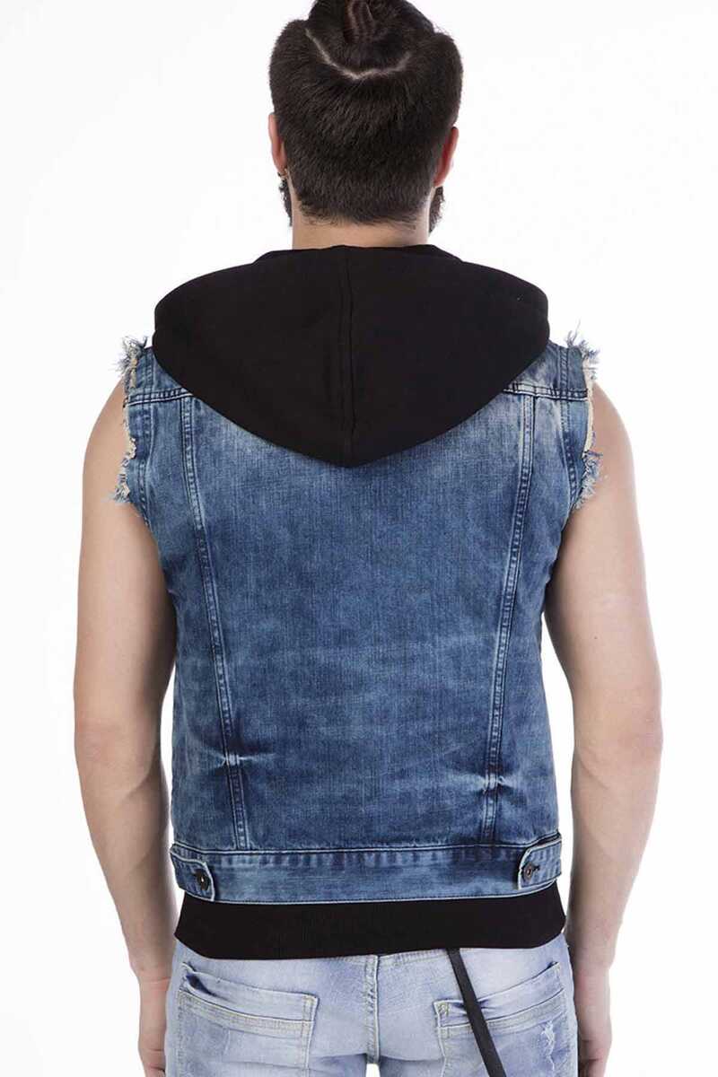 CW106 kamizelka męska jeansowa