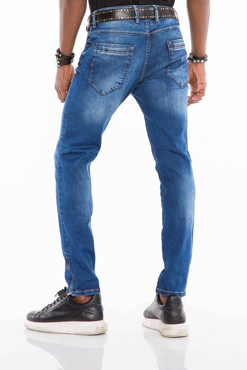 CD502 jeansy slim-fit w klasycznym stylu