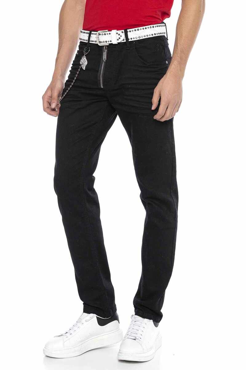 CD675 Hombres rectos de fit-jeans en un aspecto elegante