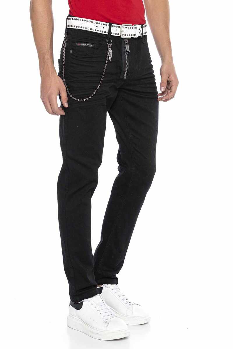 CD675 Hombres rectos de fit-jeans en un aspecto elegante