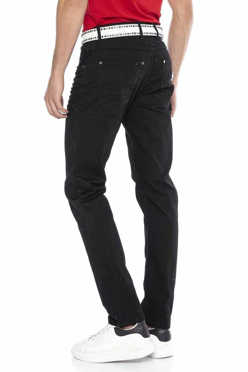 CD675 Hombres rectos de fit-jeans en un aspecto elegante