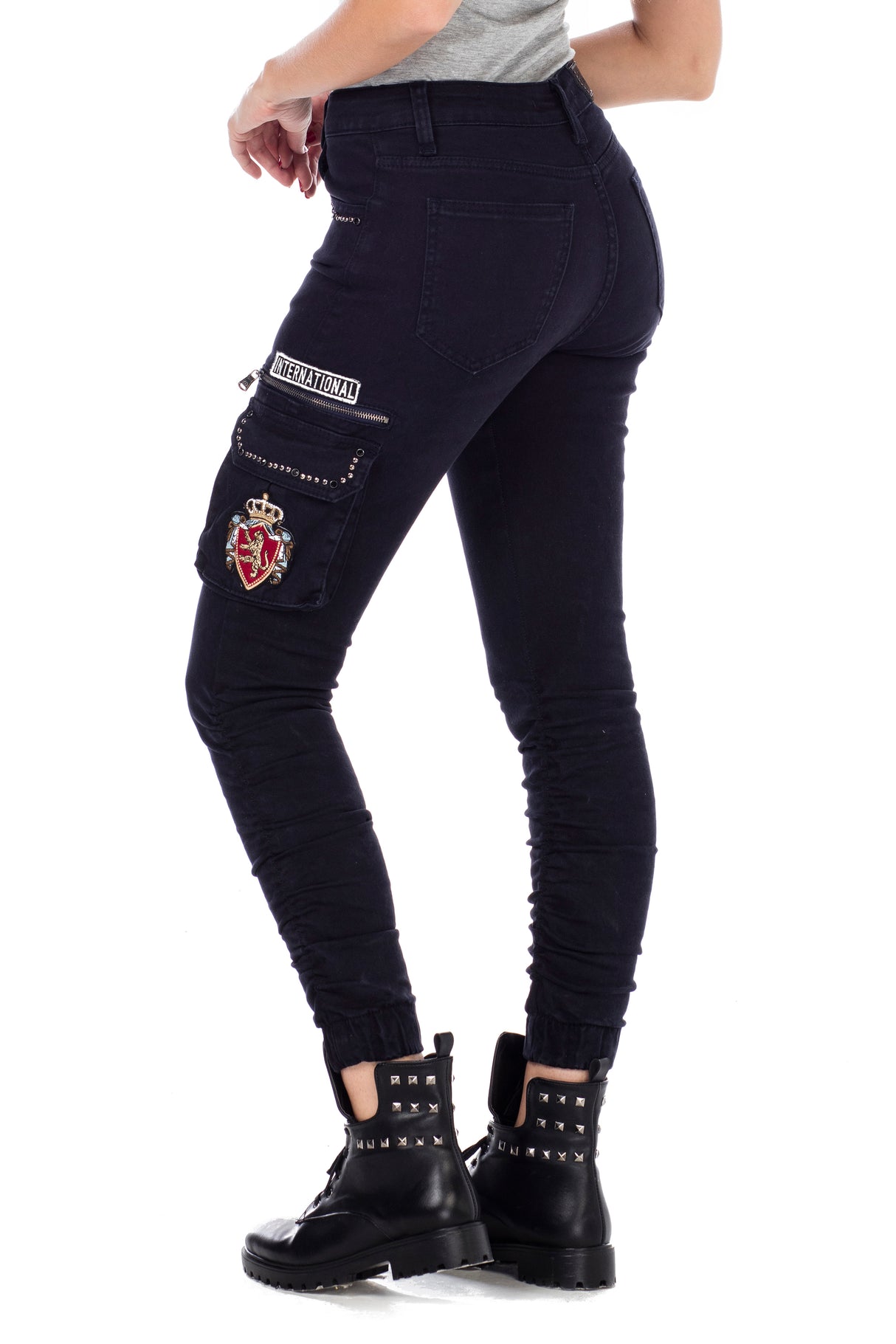 WD354 jeansy damskie