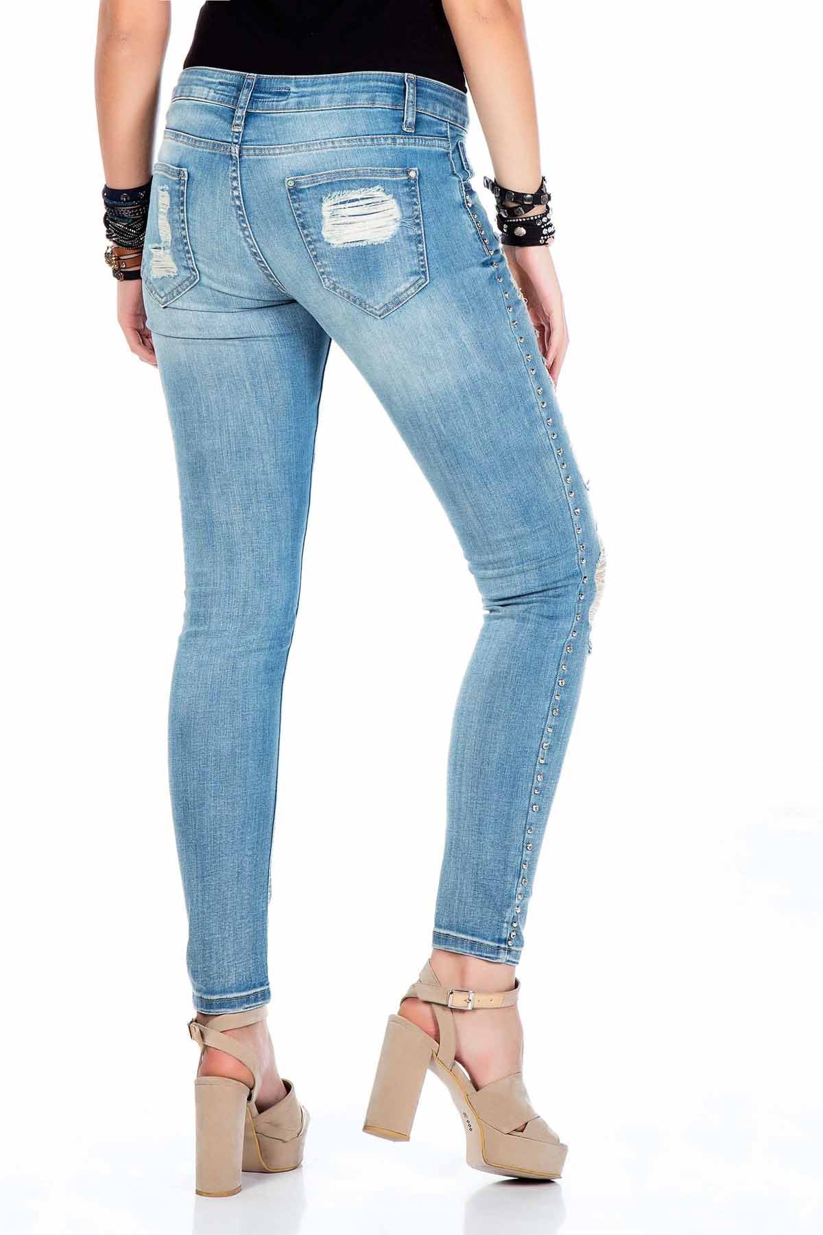 WD326 jeansy damskie