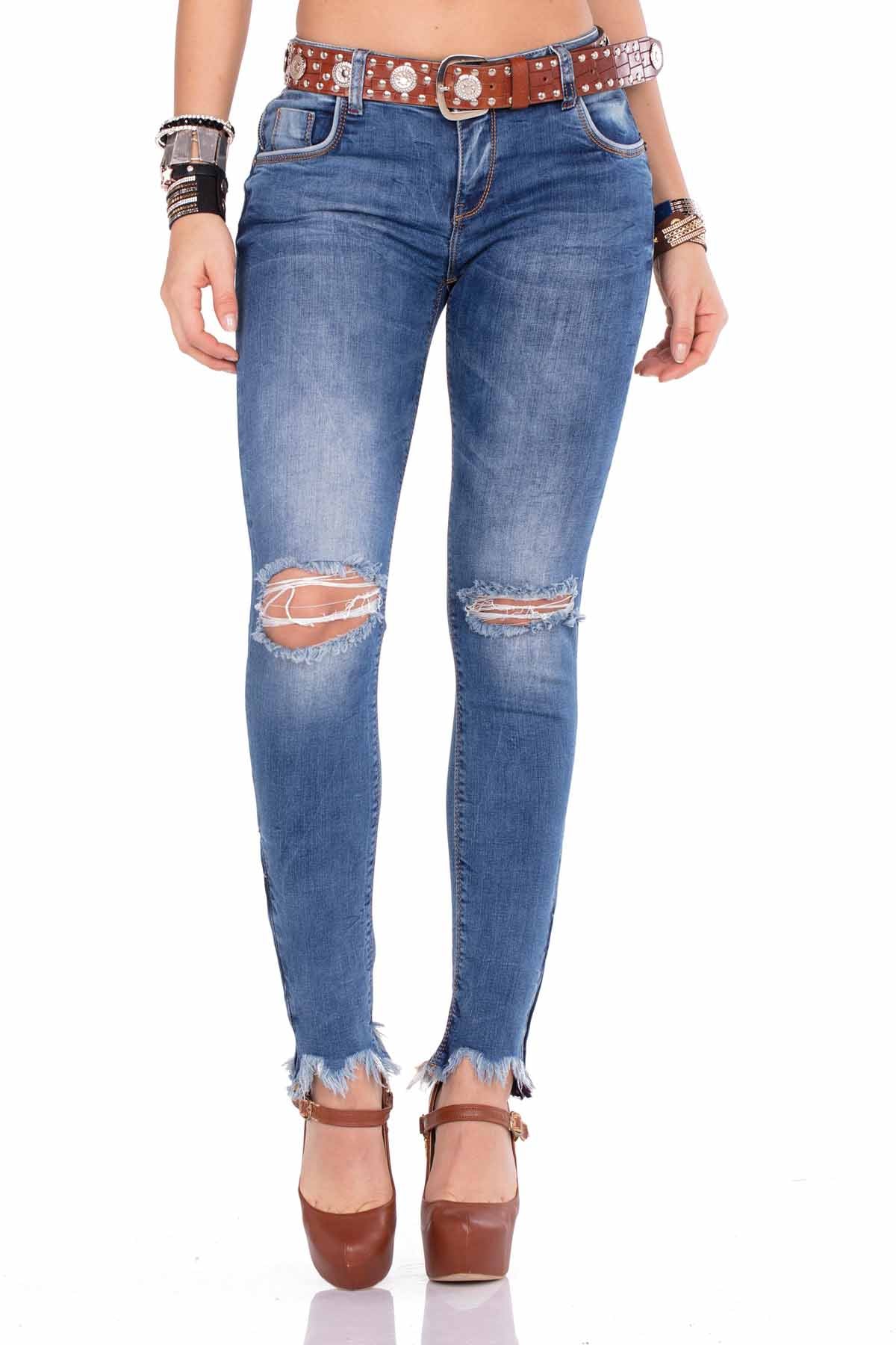 WD333 BLUE WOMEN'S JEANS