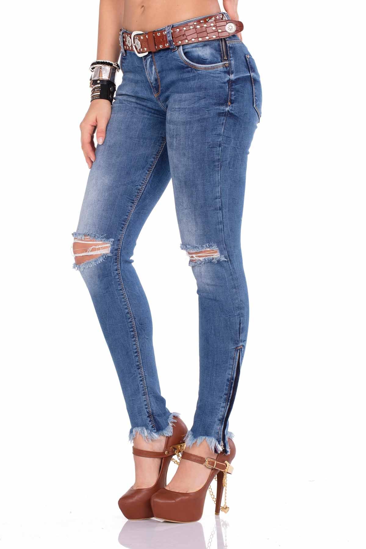 WD333 BLUE WOMEN'S JEANS