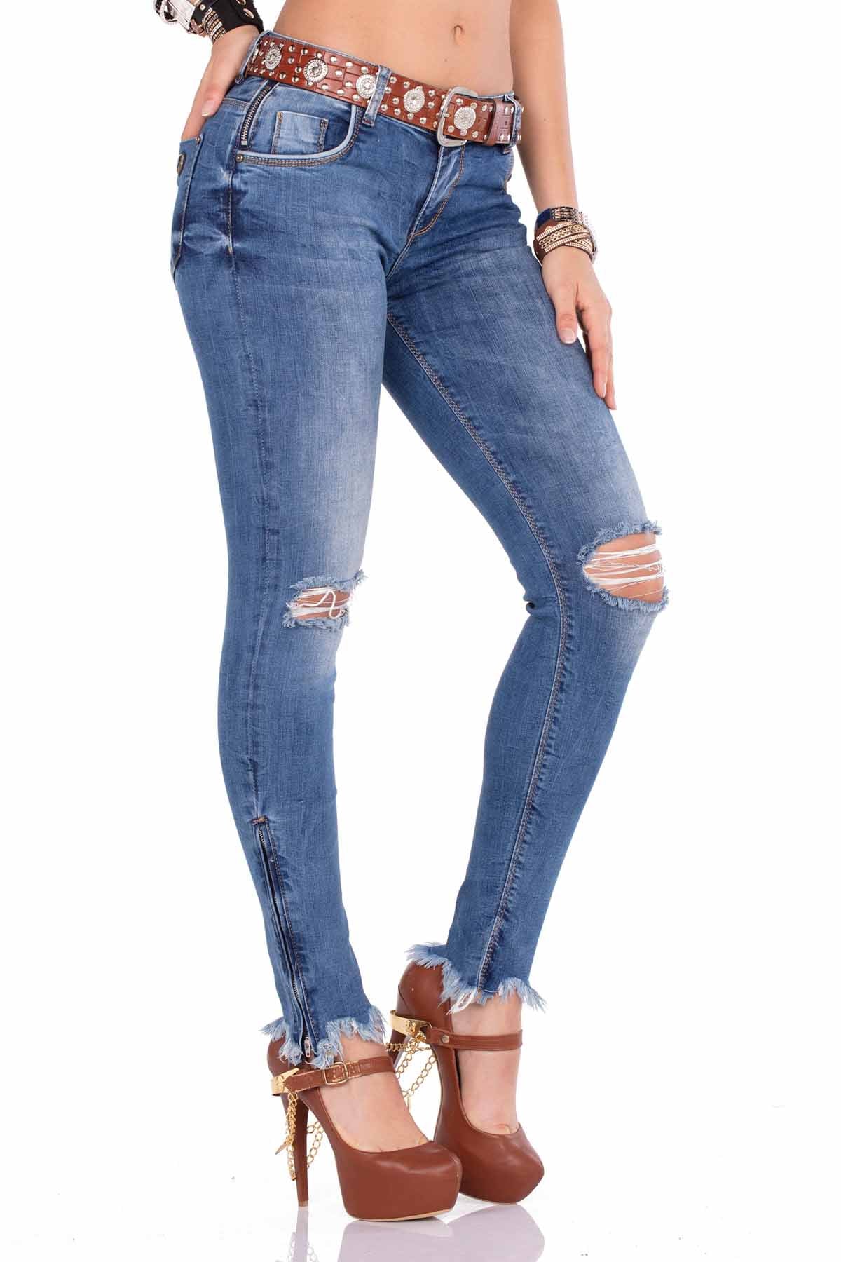 WD333 BLUE WOMEN'S JEANS