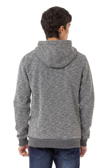 CL554 men's sweat jacket with hood