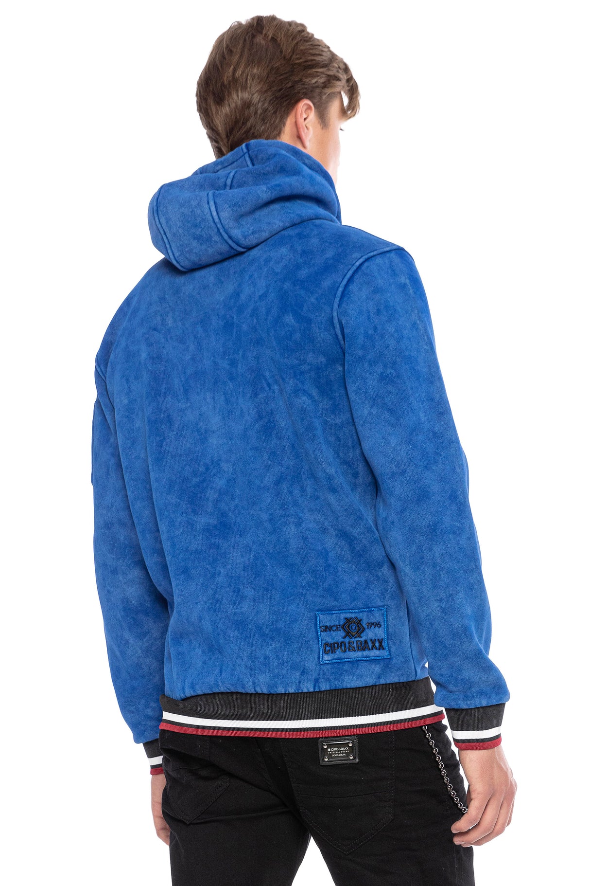 CL418 bluza męska z kapturem rozpinana