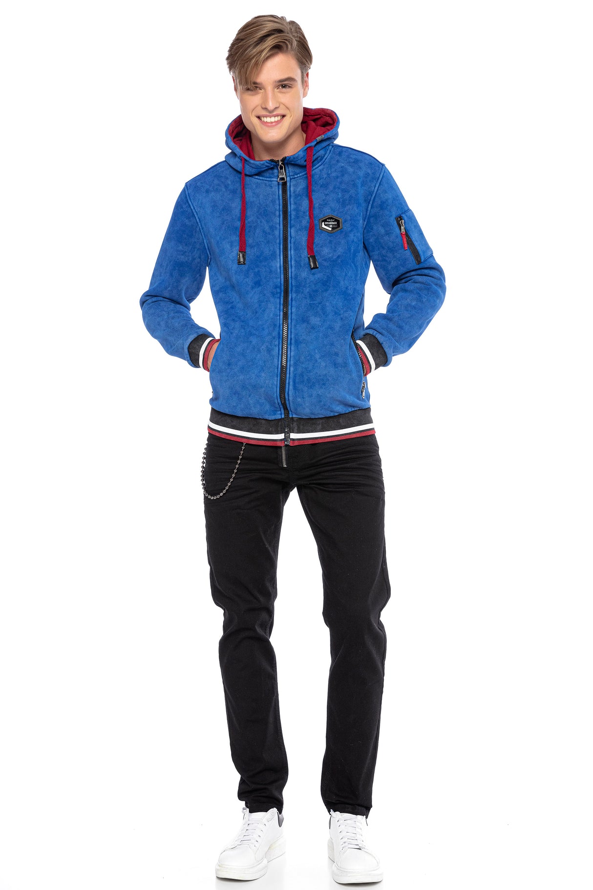 CL418 VESTE À CAPUCHE HOMME