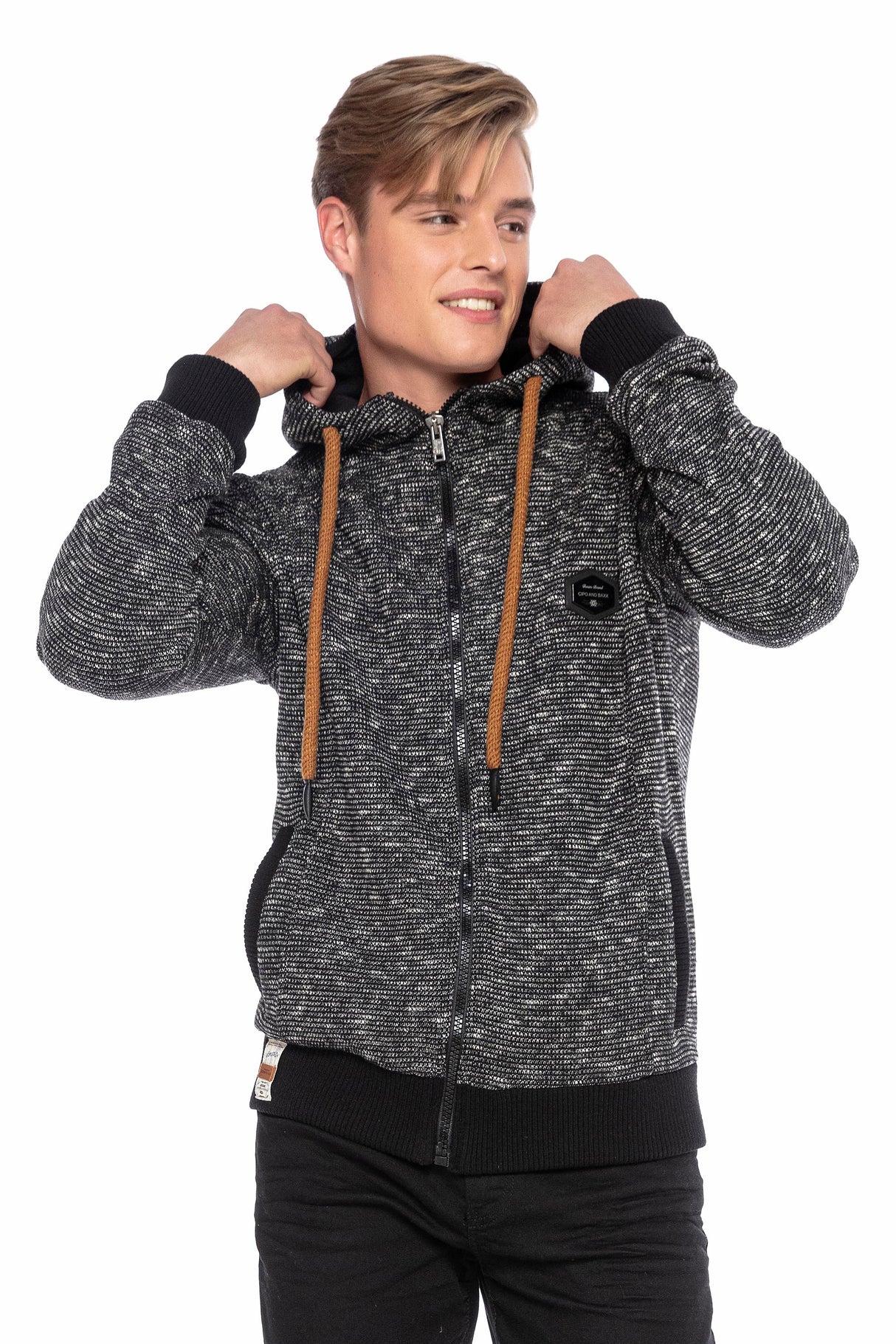 CL427 HOODIE SWEATJACKET HOMME