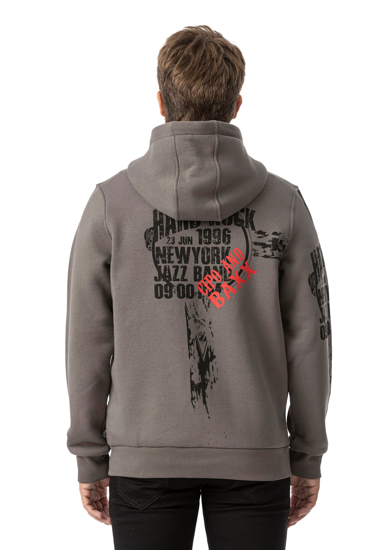 CL571 Felpa con Cappuccio per Uomo