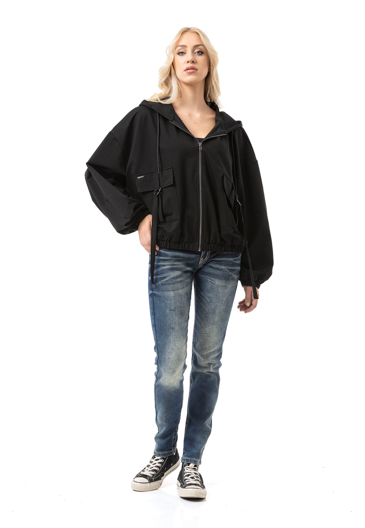 WL368 bluza damska z kapturem