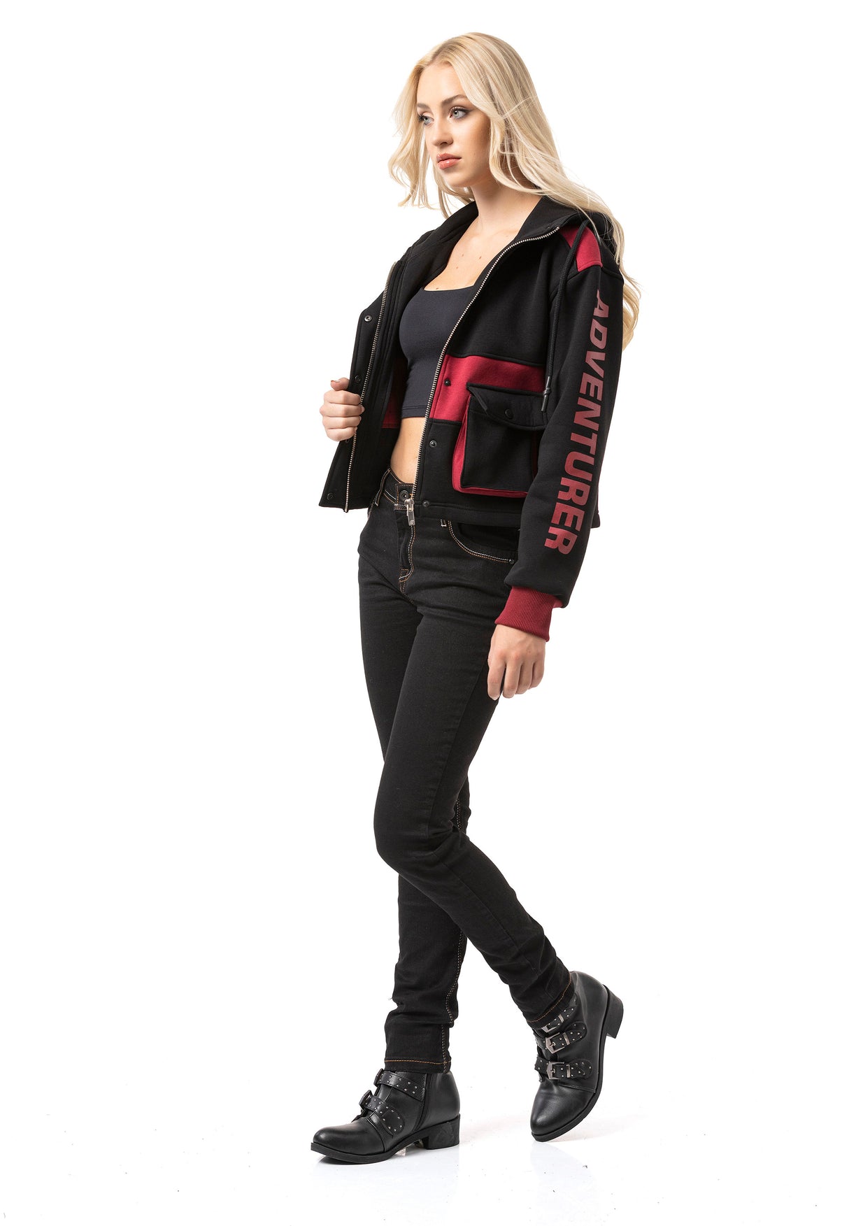 WL383 Kobiety bluza rozpinana – stylowa i funkcjonalna