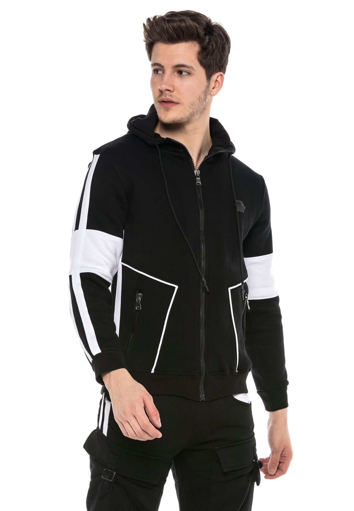 CL387 Uomini Felpa con Cappuccio