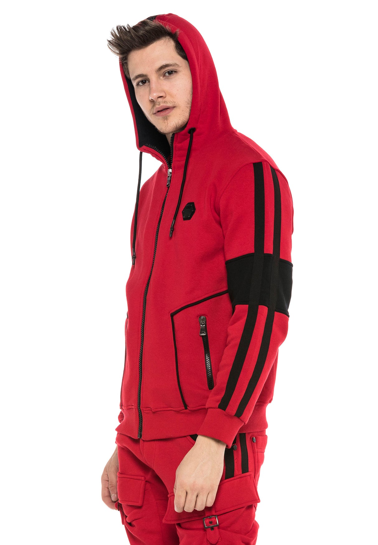 CL387 Uomini Felpa con Cappuccio