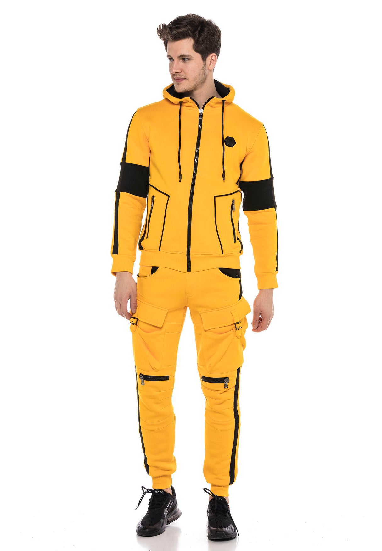 CL387 Uomini Felpa con Cappuccio