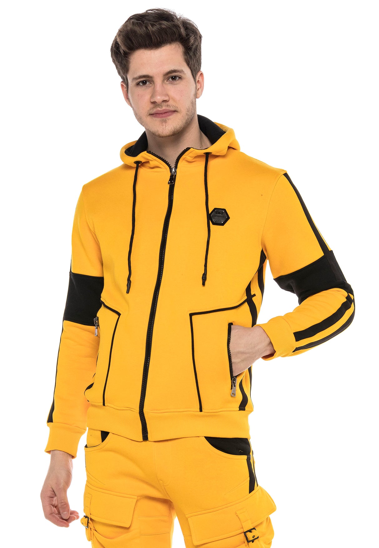 CL387 Uomini Felpa con Cappuccio