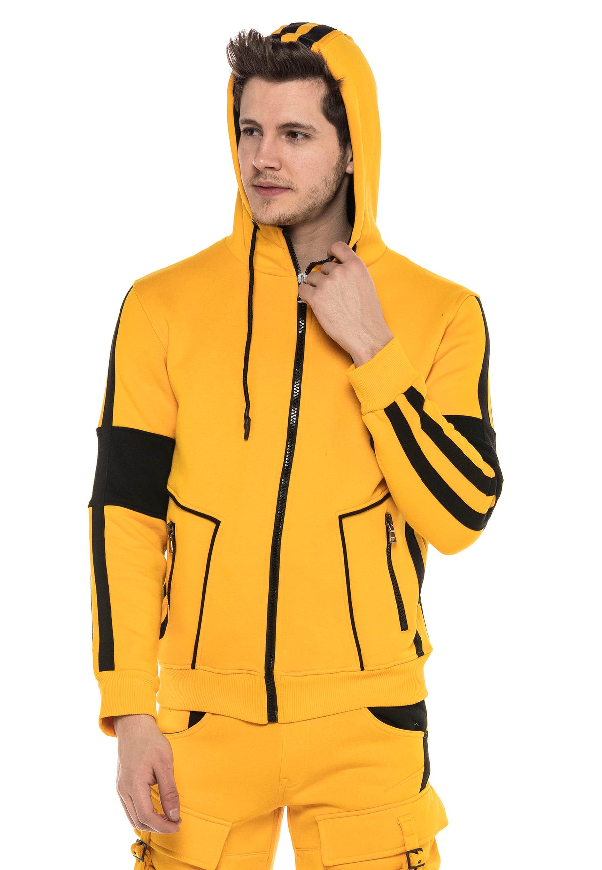 CL387 Uomini Felpa con Cappuccio