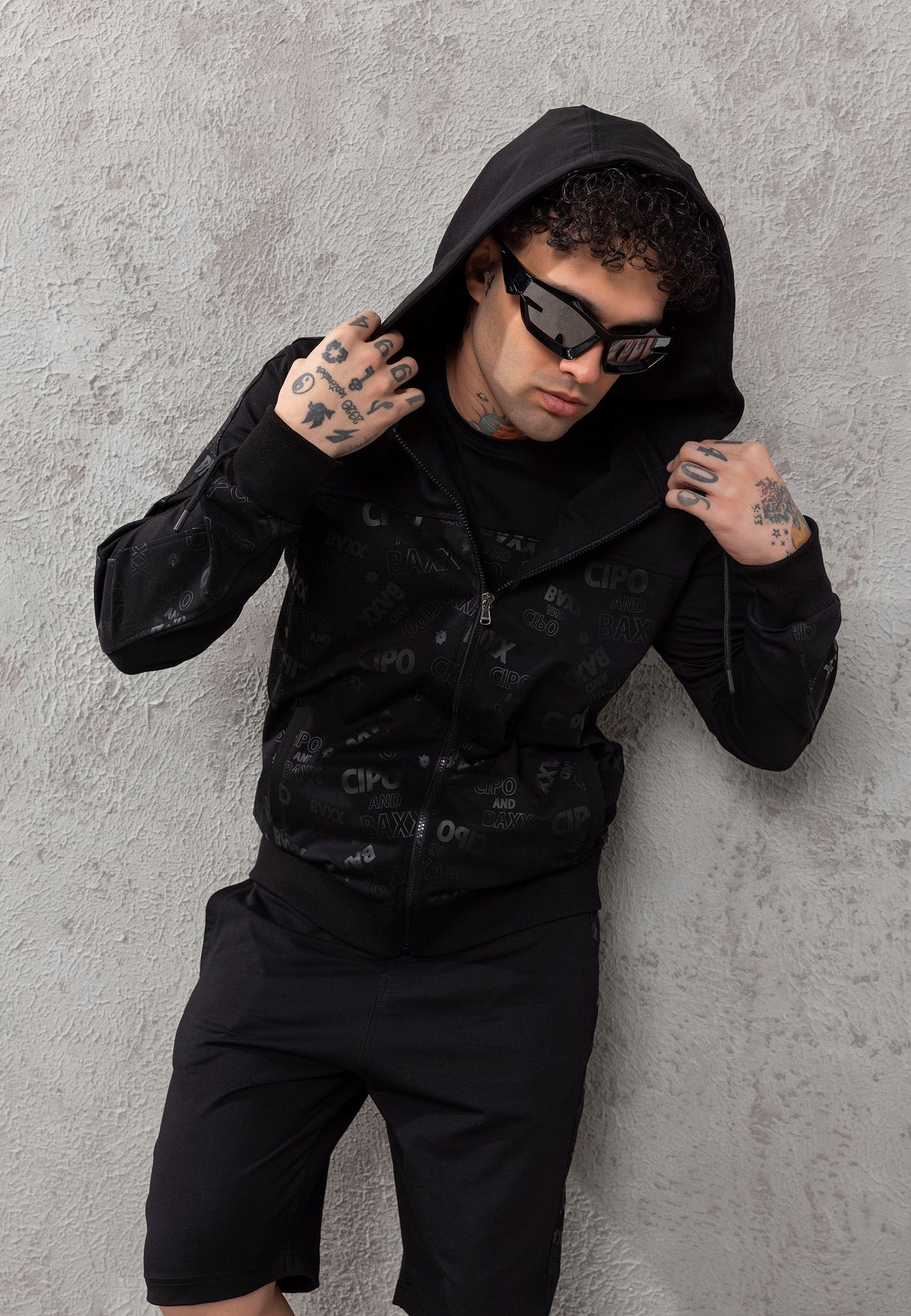 CL564 bluza męska z kapturem