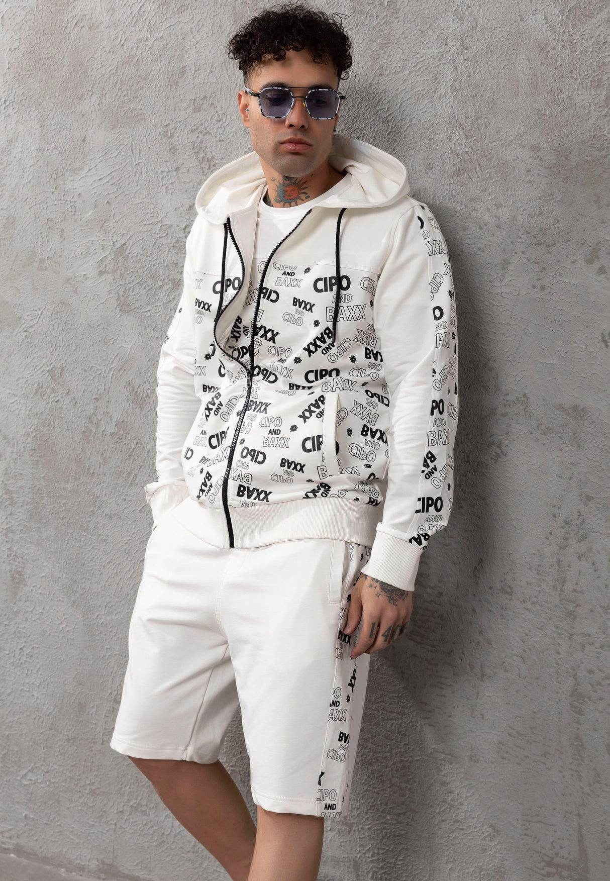 CL564 bluza męska z kapturem