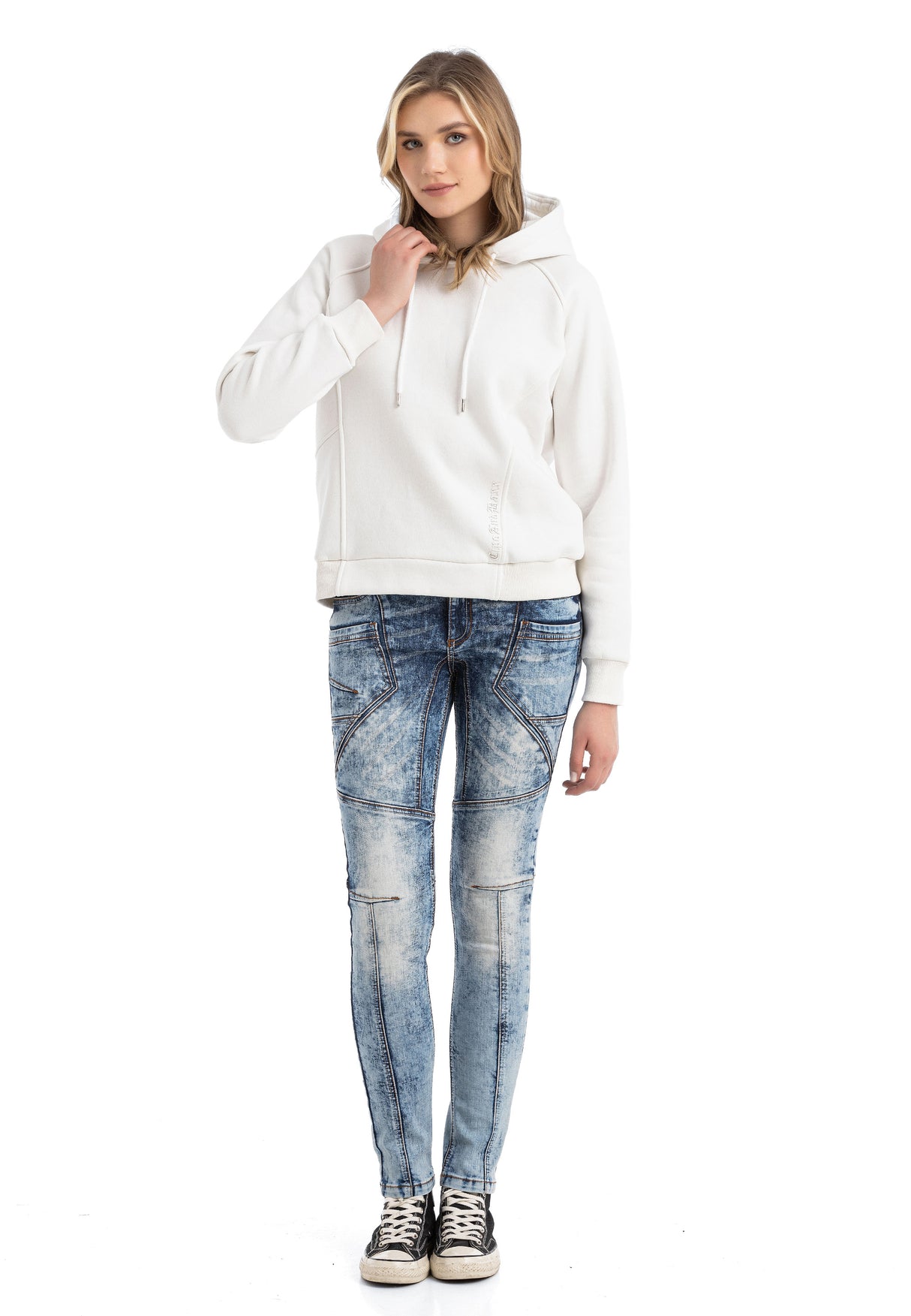 WL362 bluza damska z kapturem