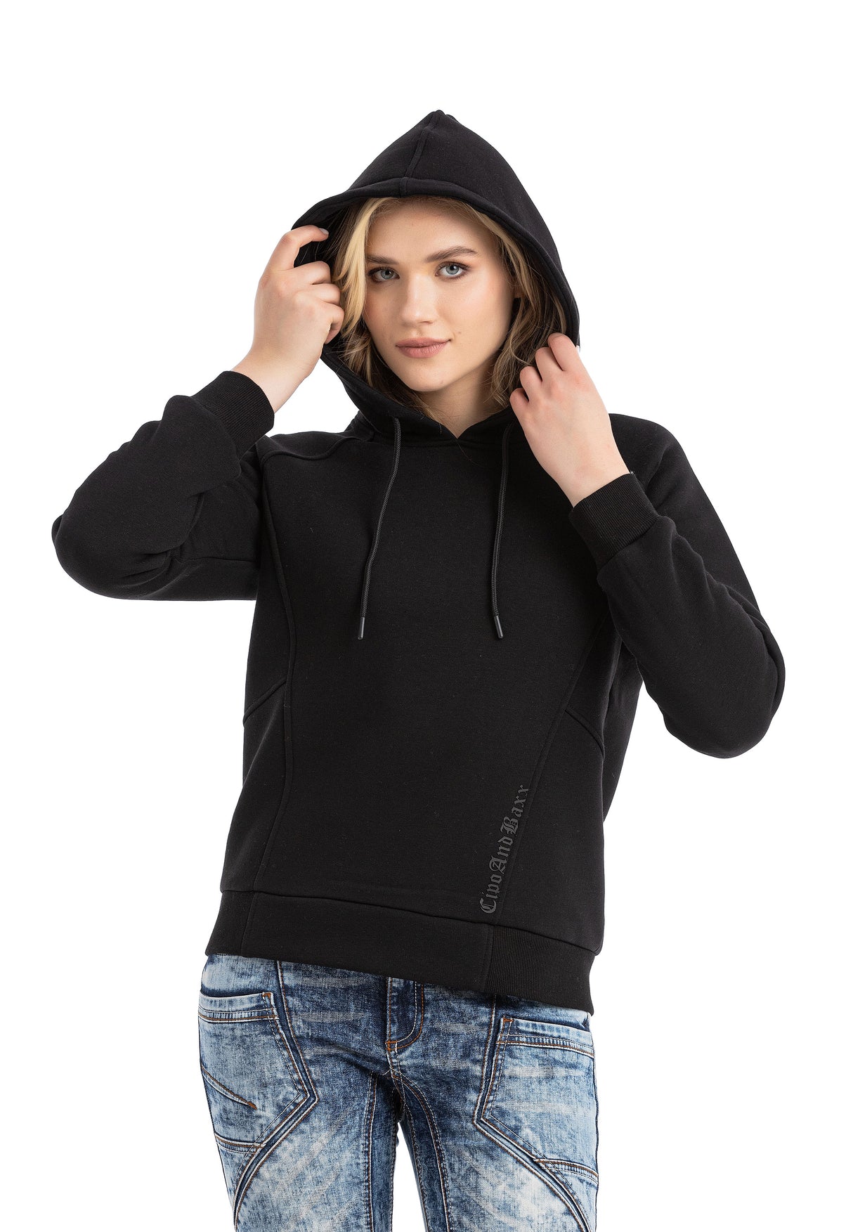 WL362 bluza damska z kapturem