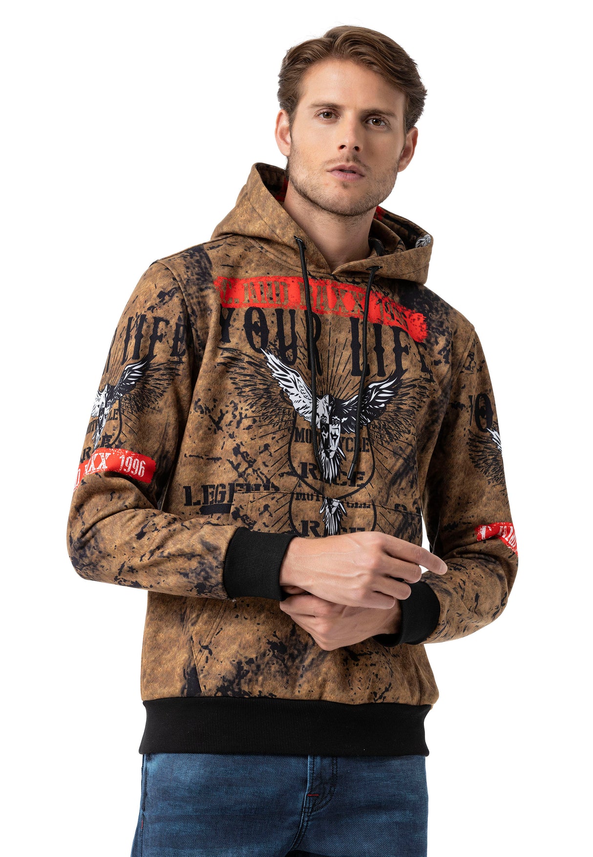 SUDADERA CON CAPUCHA CL575