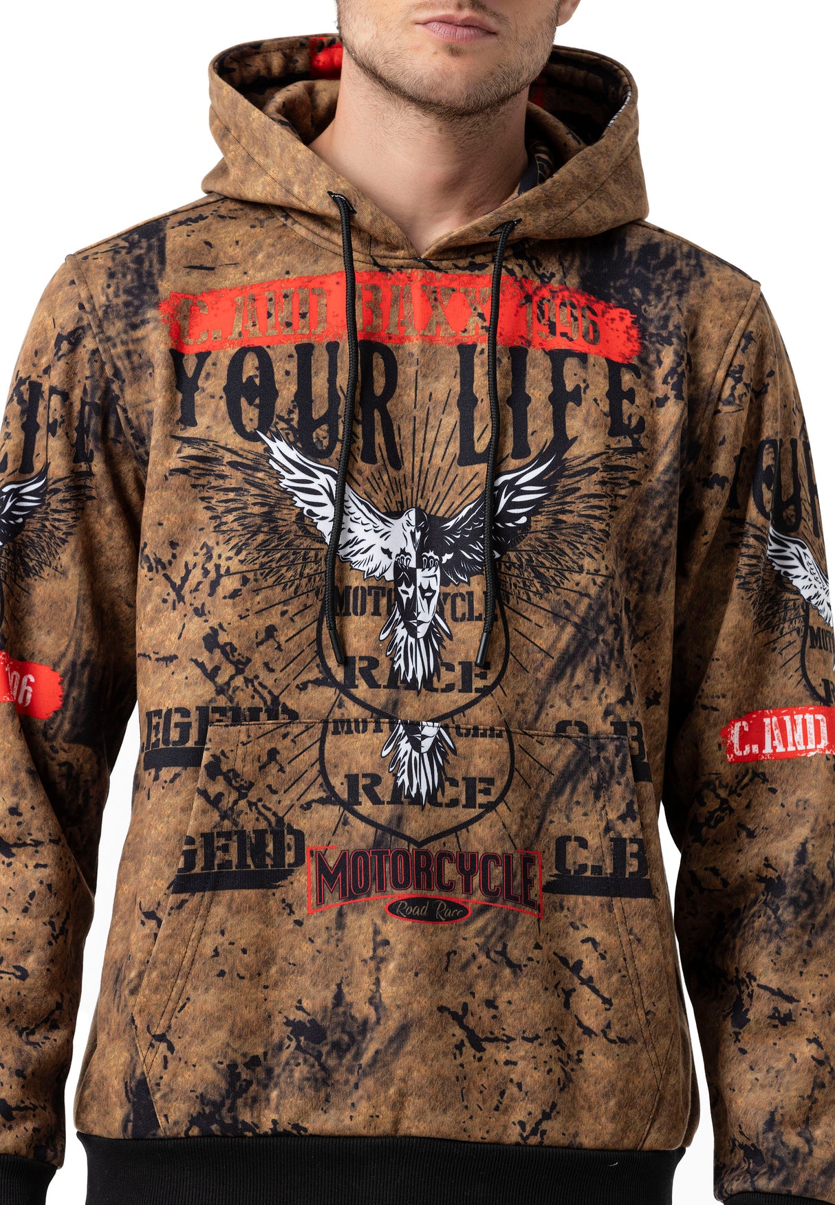 SUDADERA CON CAPUCHA CL575