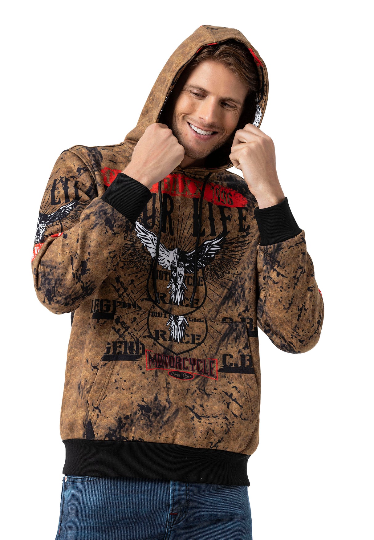 SUDADERA CON CAPUCHA CL575