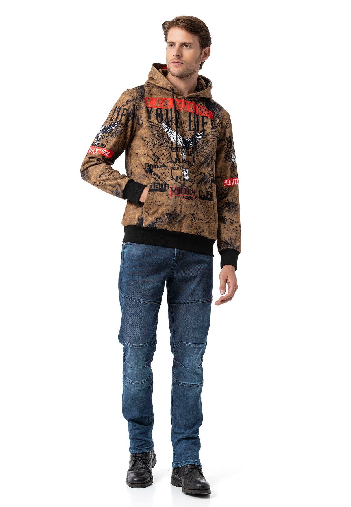 SUDADERA CON CAPUCHA CL575