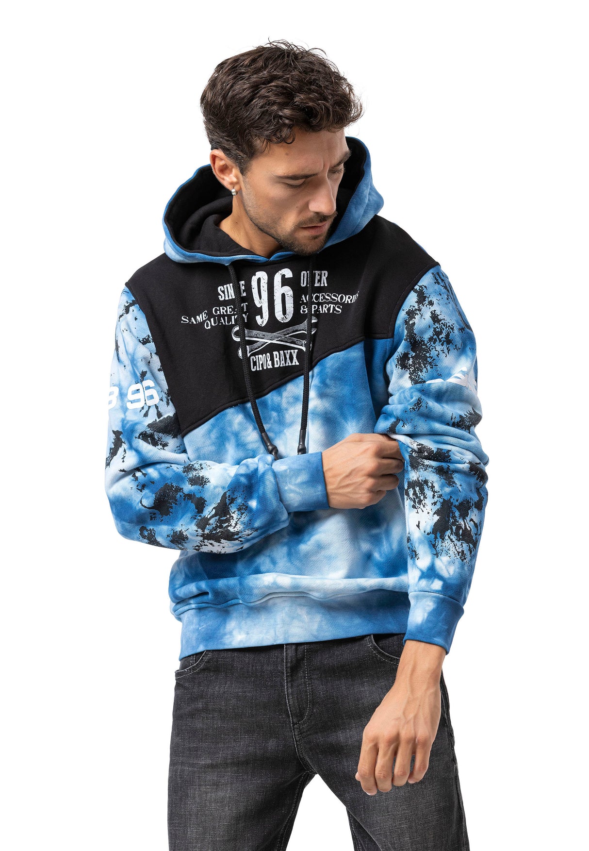 CL593 SUDADERA CON CAPUCHA PARA HOMBRE