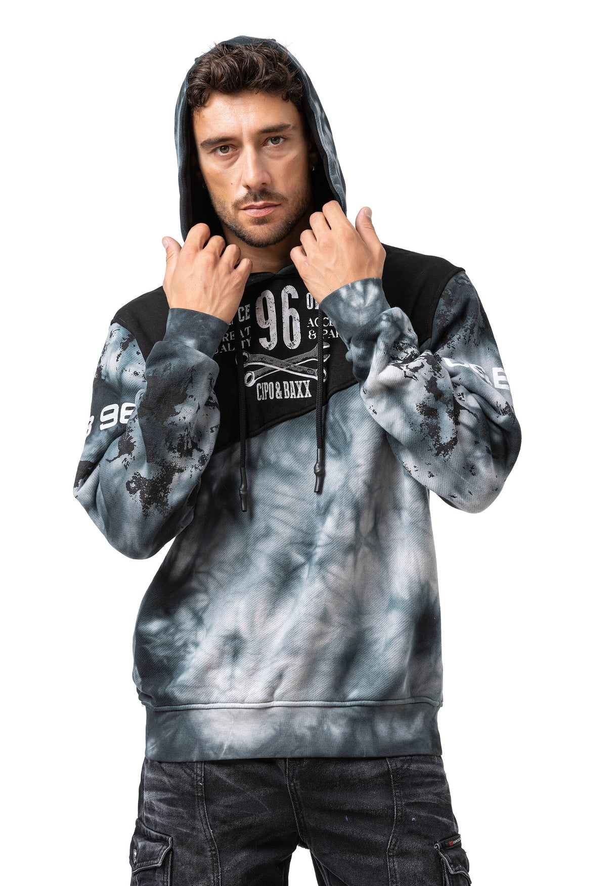 CL593 SUDADERA CON CAPUCHA PARA HOMBRE
