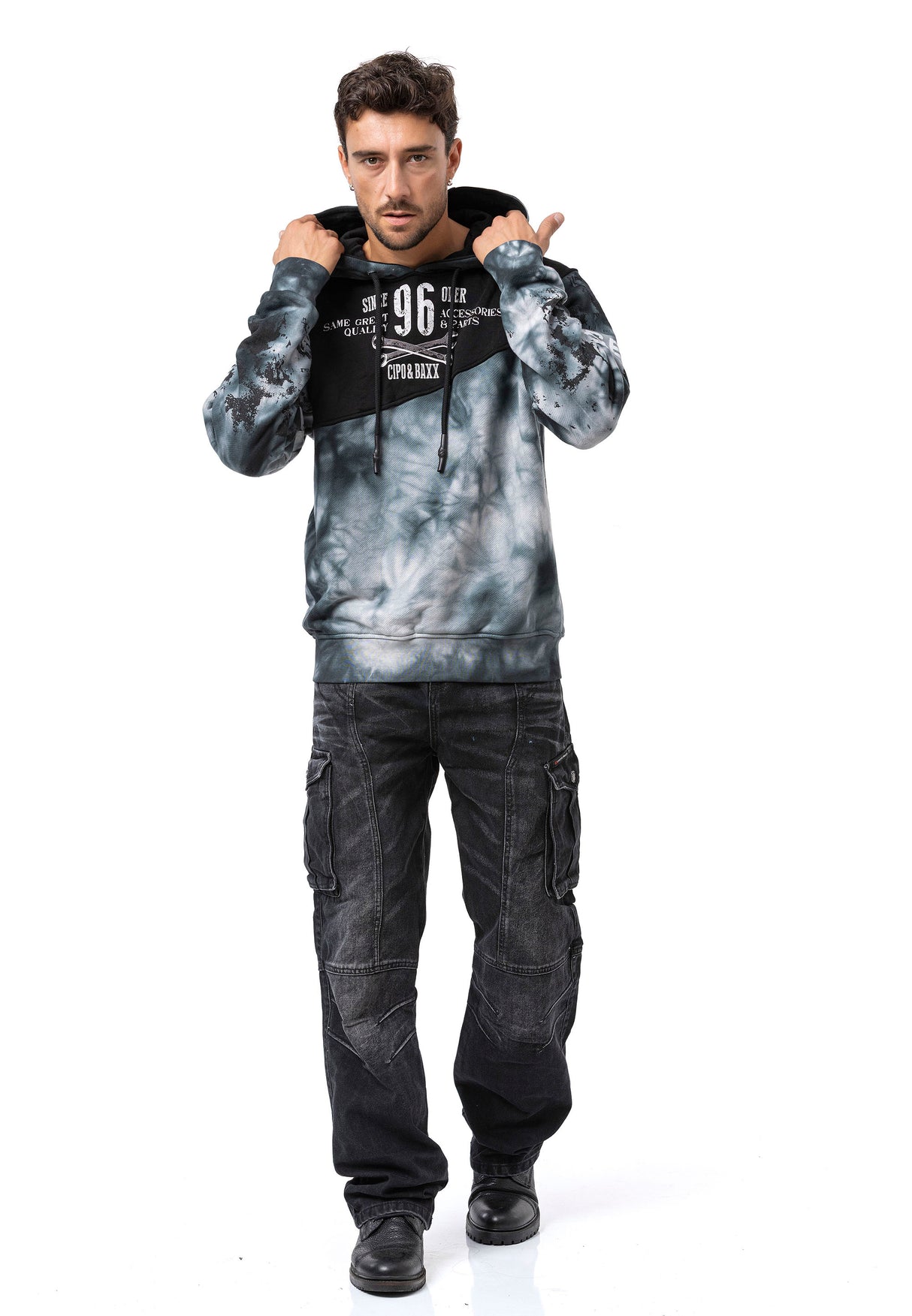 CL593 SUDADERA CON CAPUCHA PARA HOMBRE