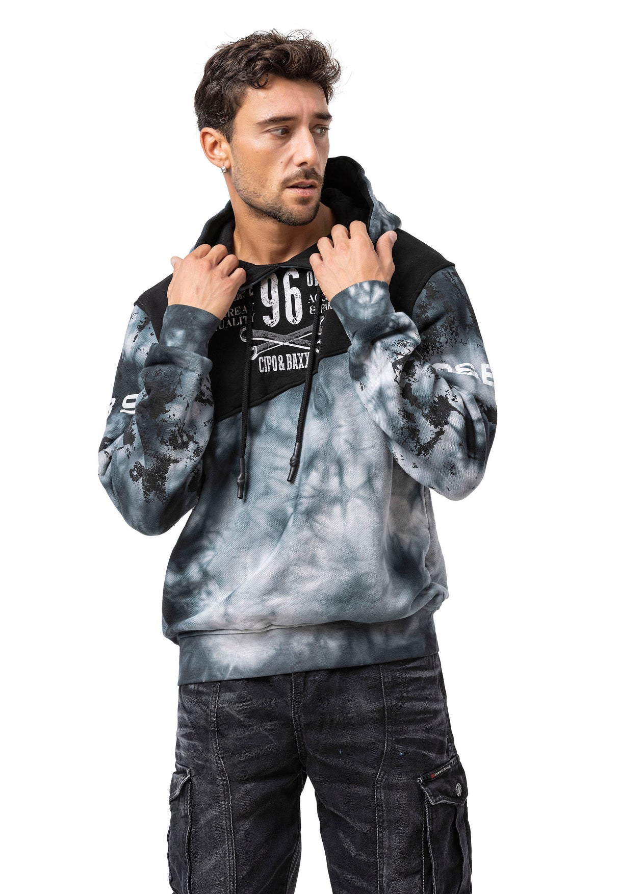 CL593 SUDADERA CON CAPUCHA PARA HOMBRE