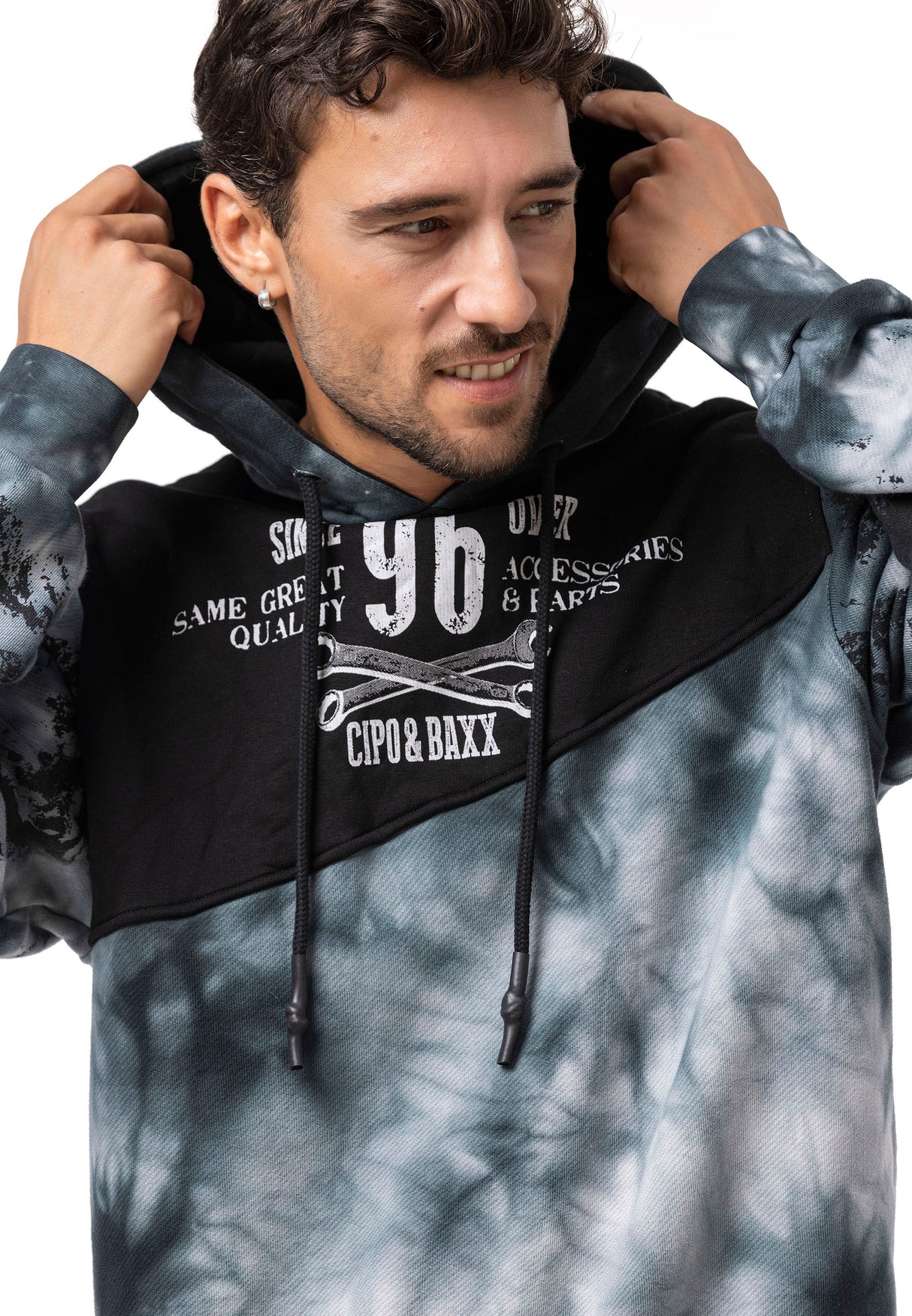 CL593 SUDADERA CON CAPUCHA PARA HOMBRE