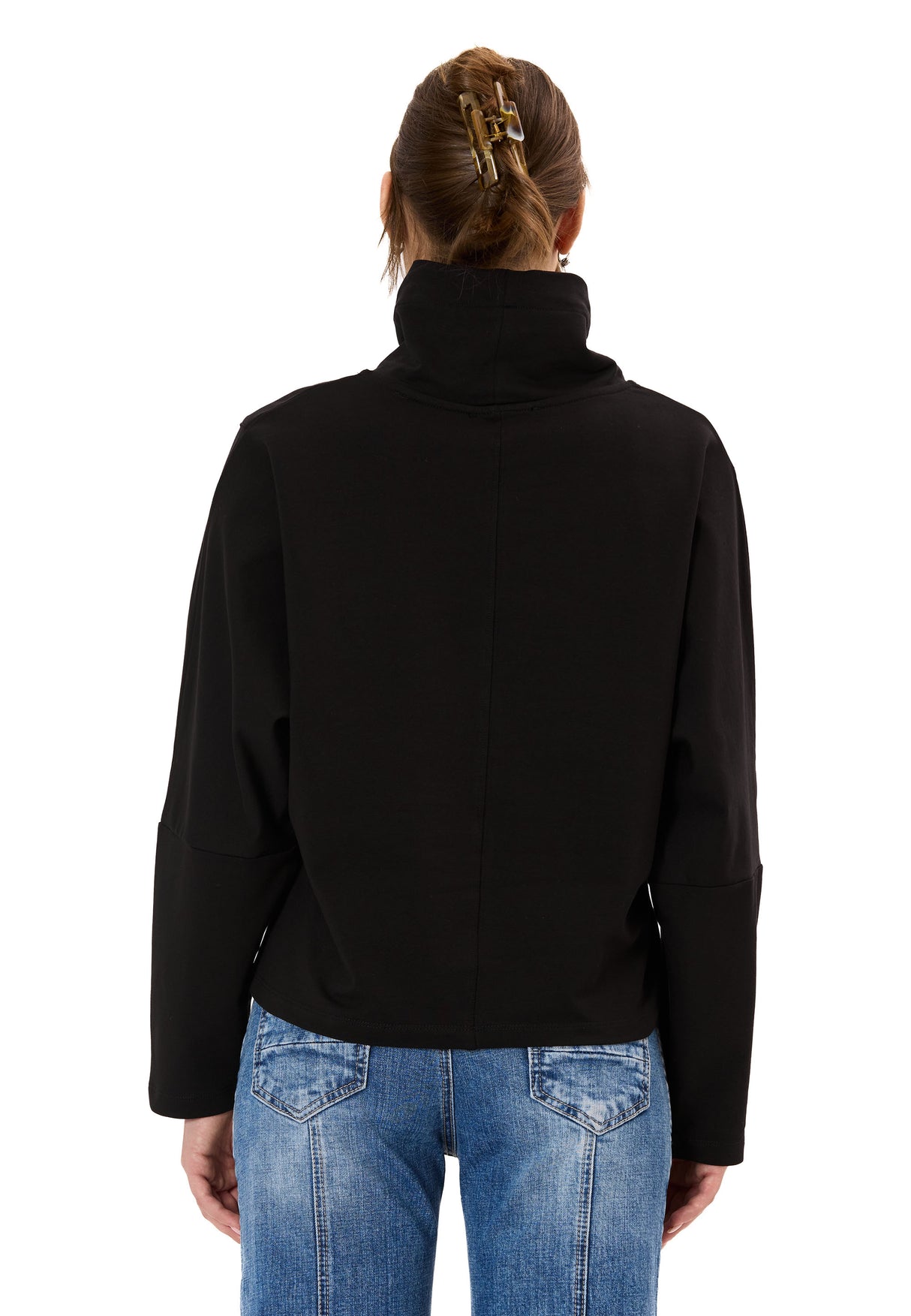 WL369 FELPA CON CAPPUCCIO DA DONNA