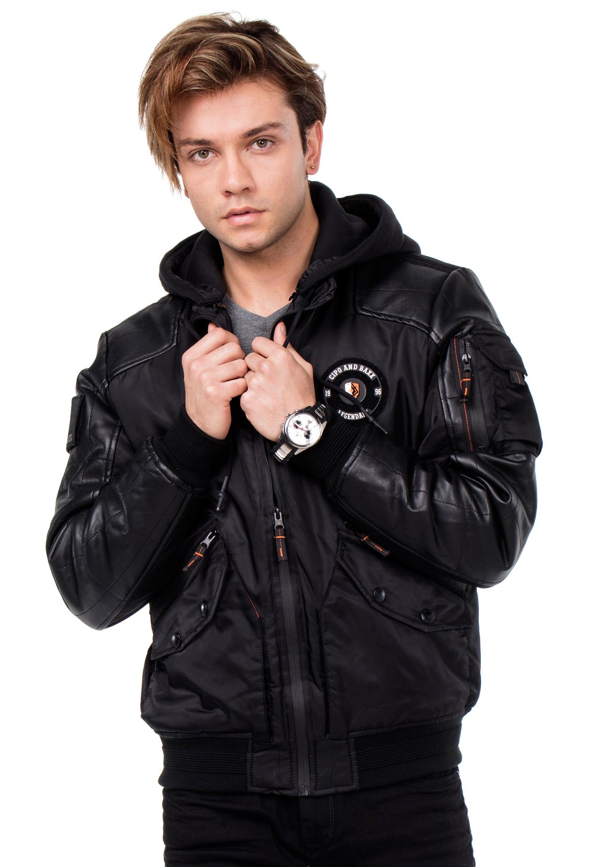 CM134 kurtka męska zimowa bomberka